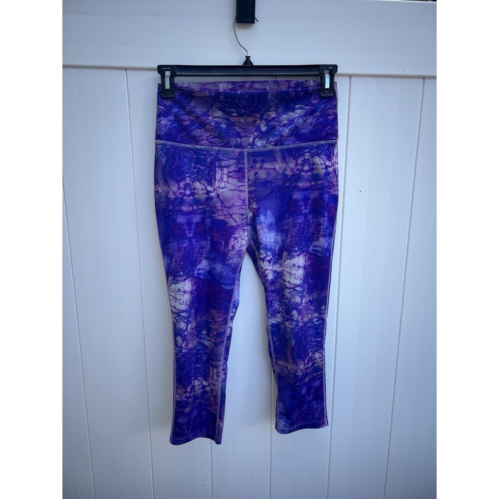Women’s Reel Legends Capri Leggings Purple Sz Medium